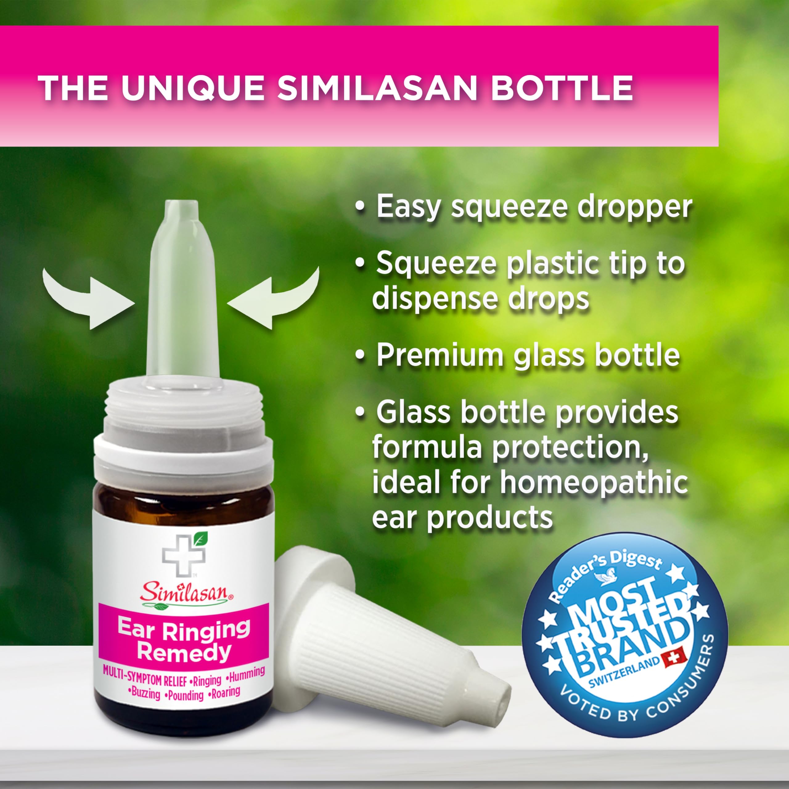Similasan Ear Ringing Remedy Ear Drops 0.33 Ounce Bottle