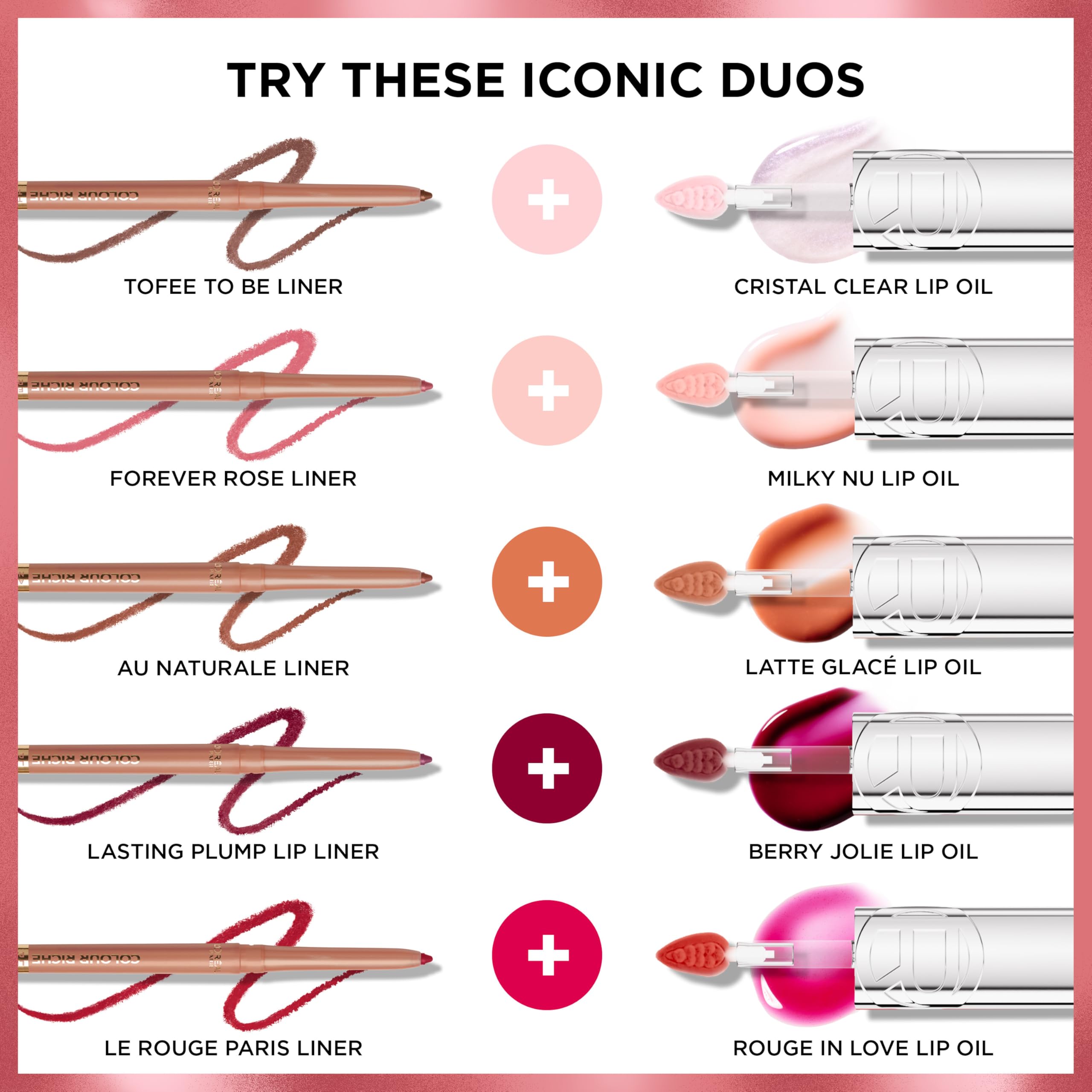 L'Oreal Paris Plump Ambition Hyaluron Lip Oil, 24 HR Lip Gloss with Hyaluronic Acid, Volumizing Formula with Glass-Like Shine, Cristal Clear 101, 0.16 Fl Oz