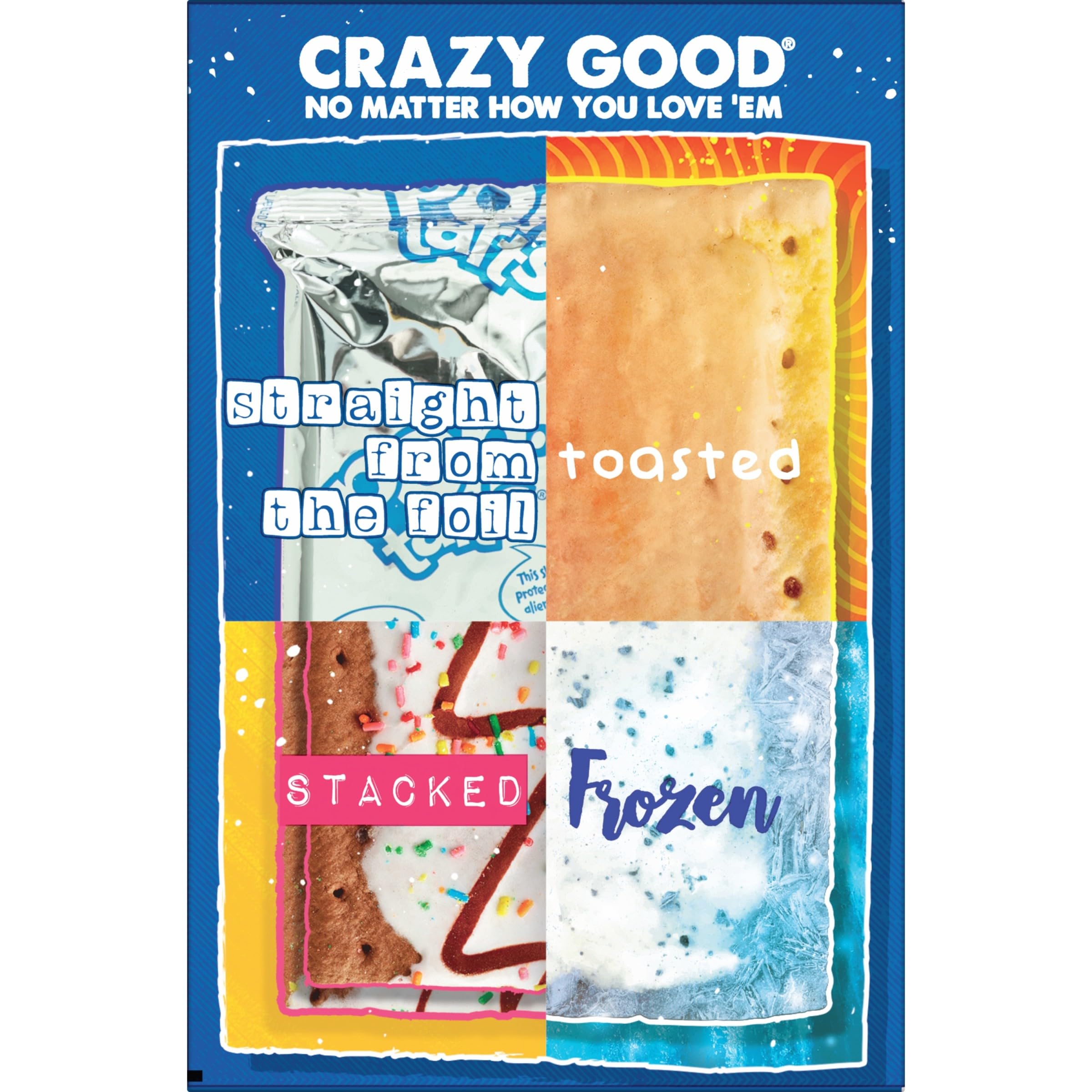 Pop-Tarts Toaster Pastries, Breakfast Foods, Kids Snacks, Frosted Strawberry (8 Pop-Tarts)