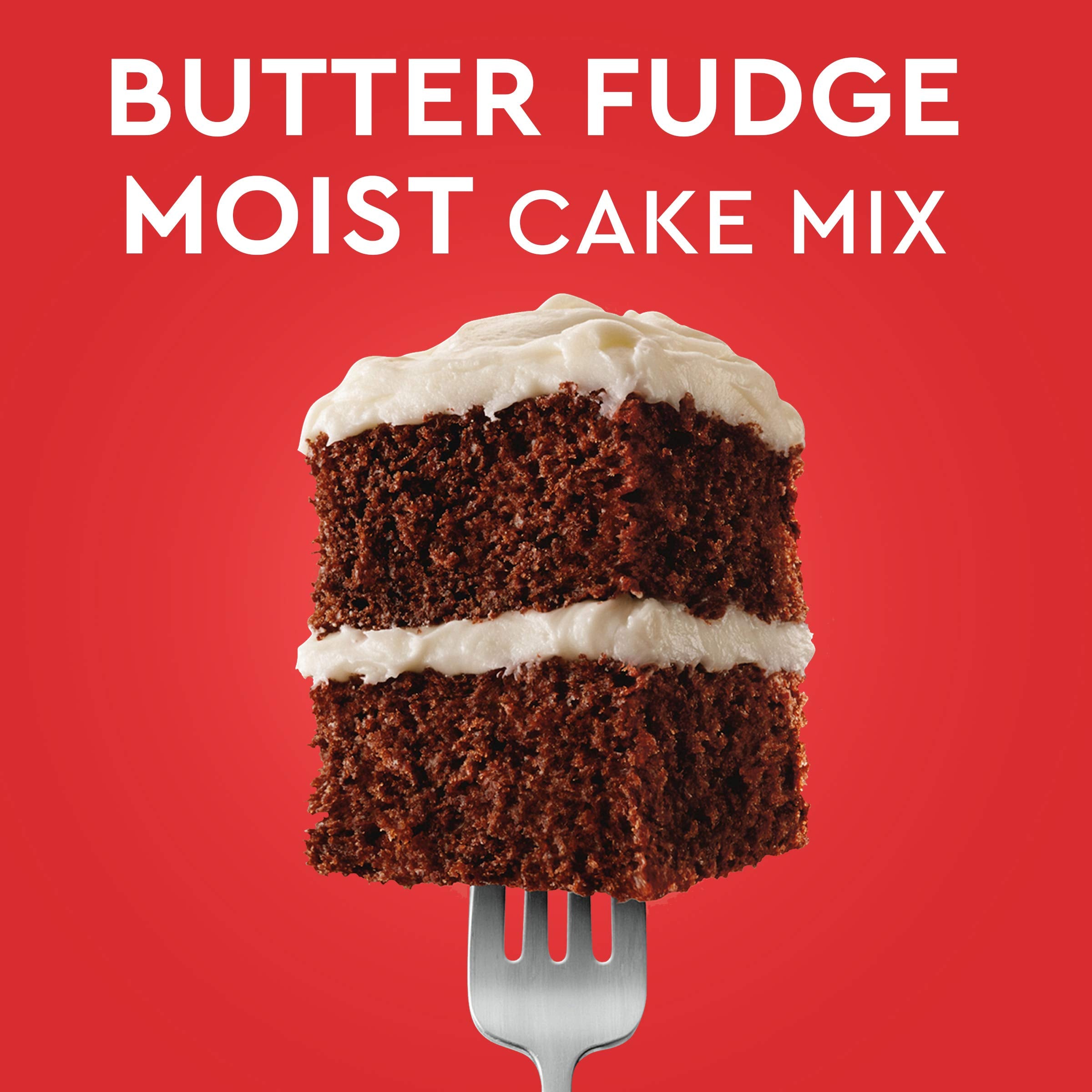 Duncan Hines Butter Recipe Fudge Flavored Cake Mix, 15.25 oz.