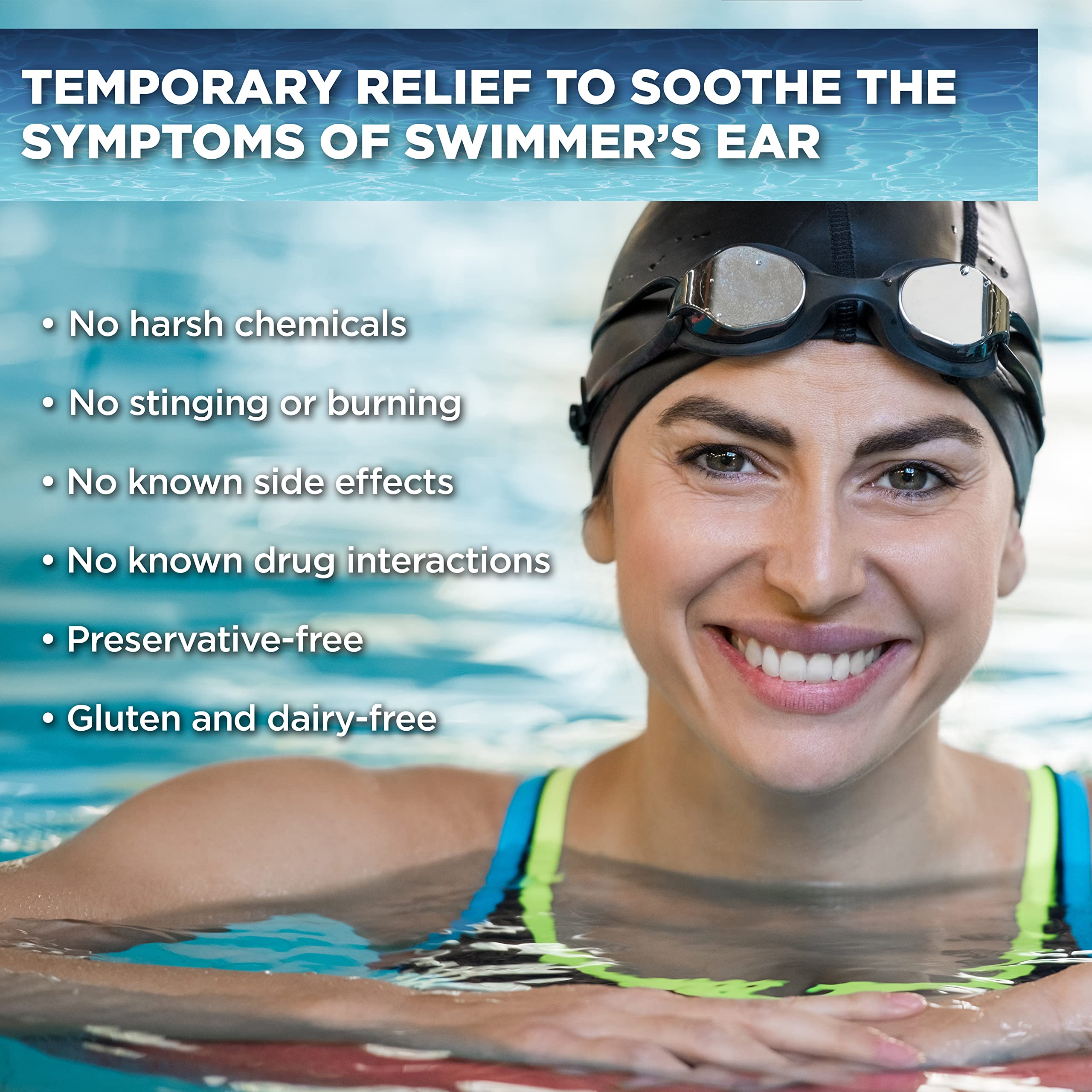 Similasan Swimmer's Ear Relief Ear Drops 0.33 Ounce Bottle