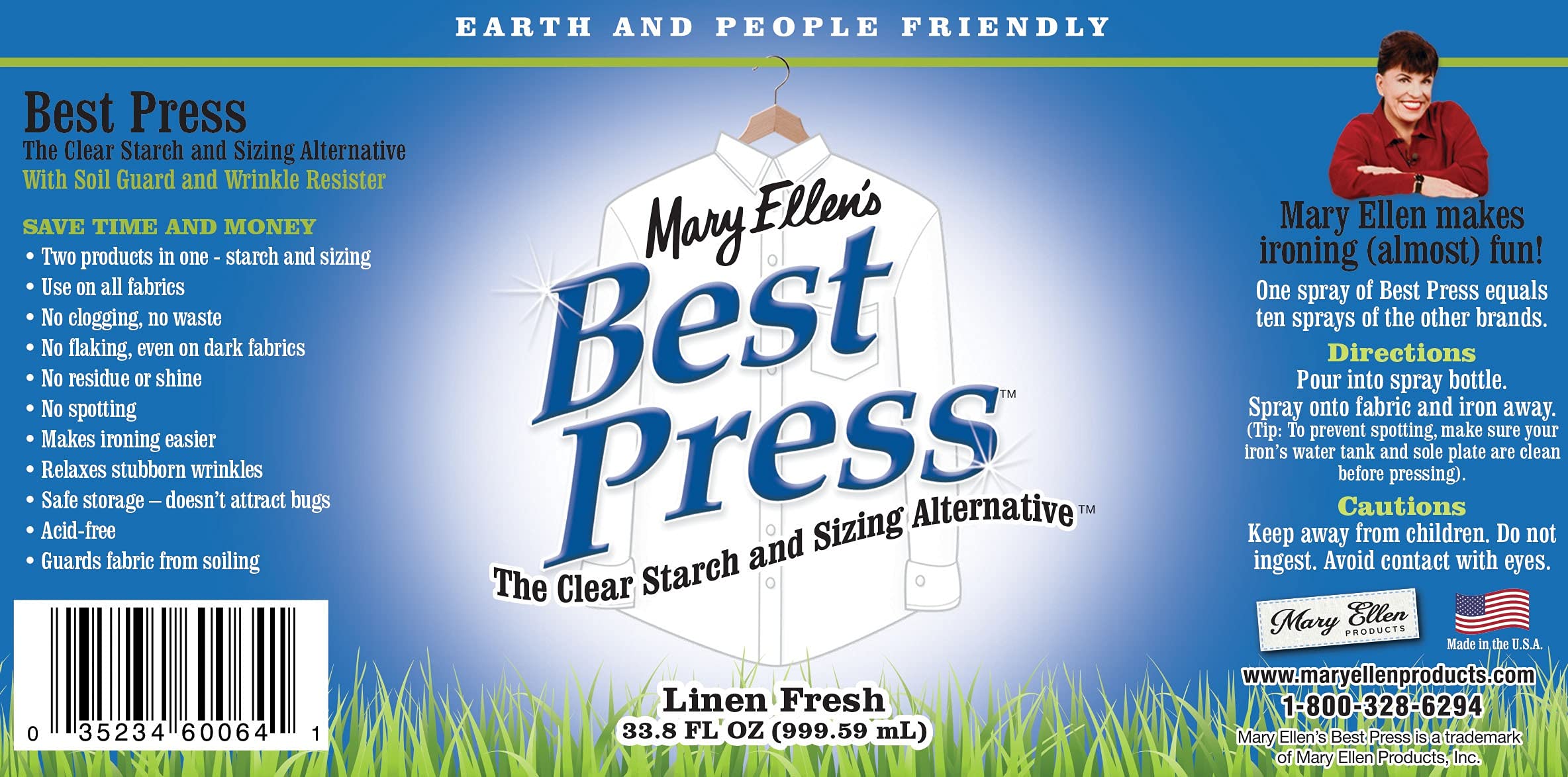 Mary Ellen's 33.8-Ounce Best Press Refills, , Linen Fresh