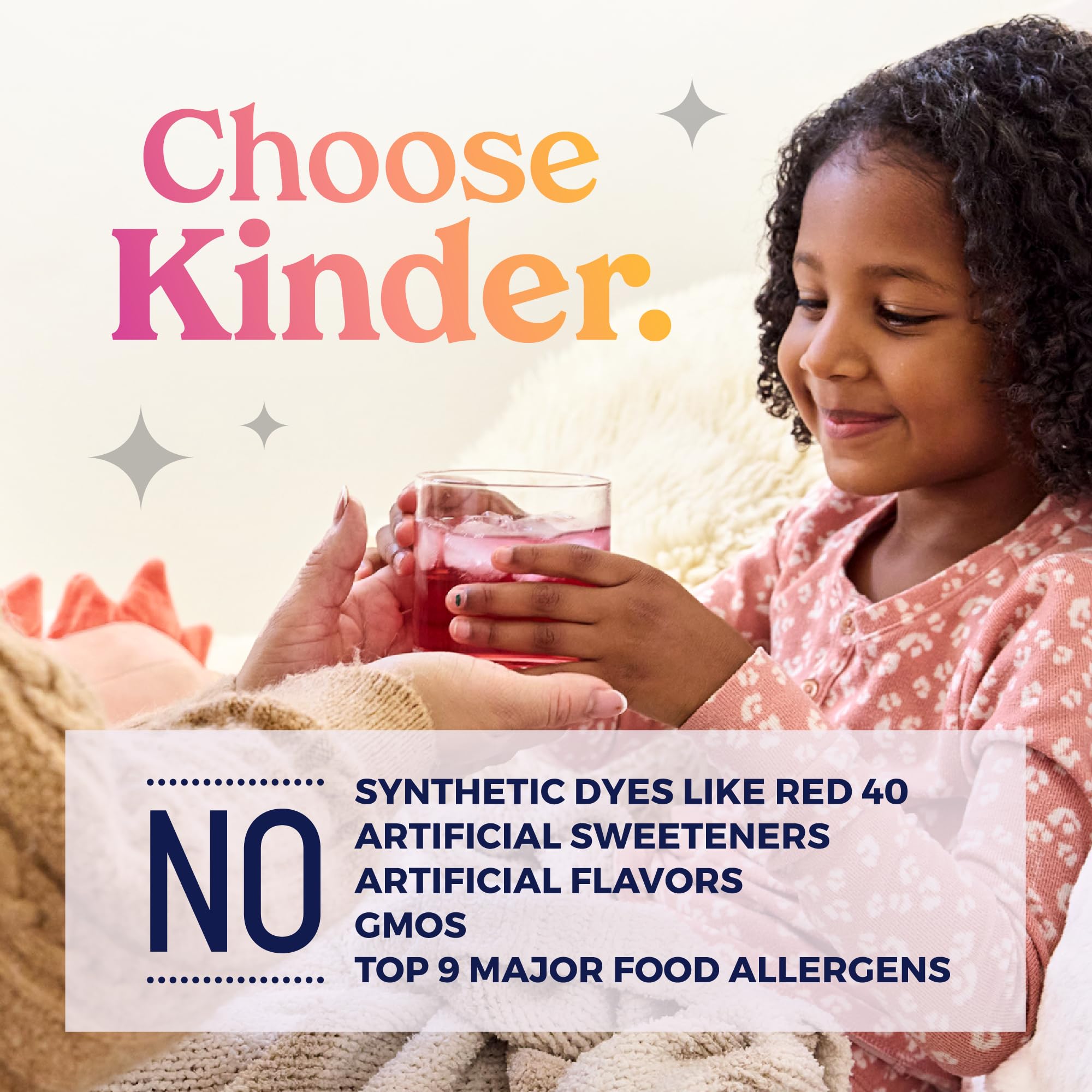 Kinderlyte Advanced Electrolyte Powder for Kids and Adults - Drink Mix Hydration Packets (Wild Berry, 16 Count), with PreMax Prebiotics, No Artificial Sweeteners or Flavors, No Synthetic Dyes