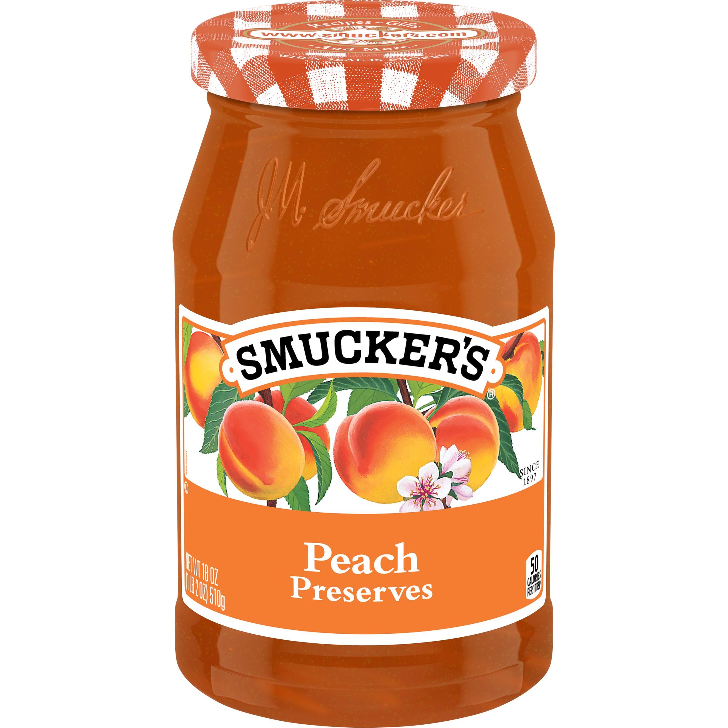 Smucker's Peach Preserves, 18 Ounces