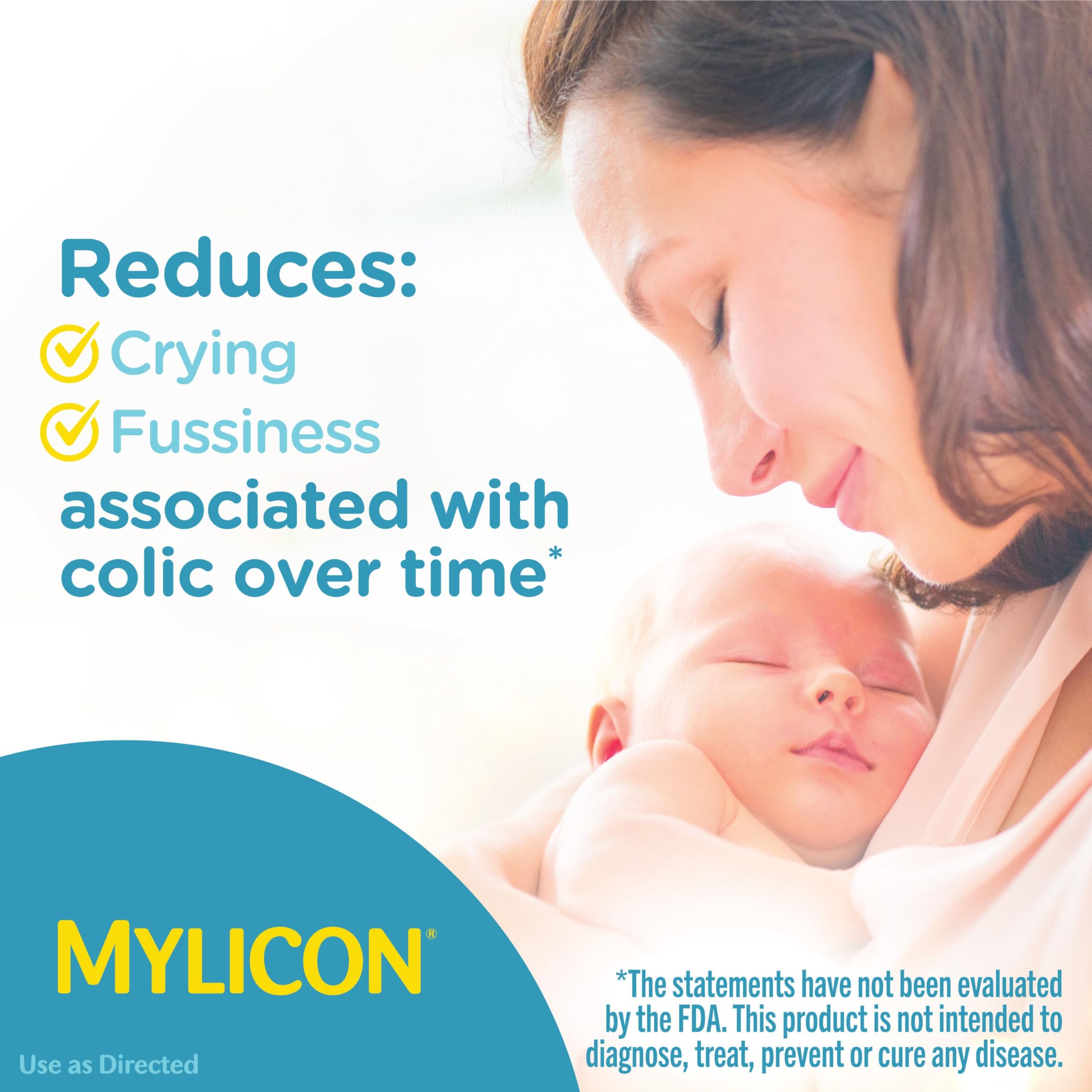 Infants' Mylicon Daily Probiotic Drops, for Colic and Fussiness, 8mL, 21 Daily Doses