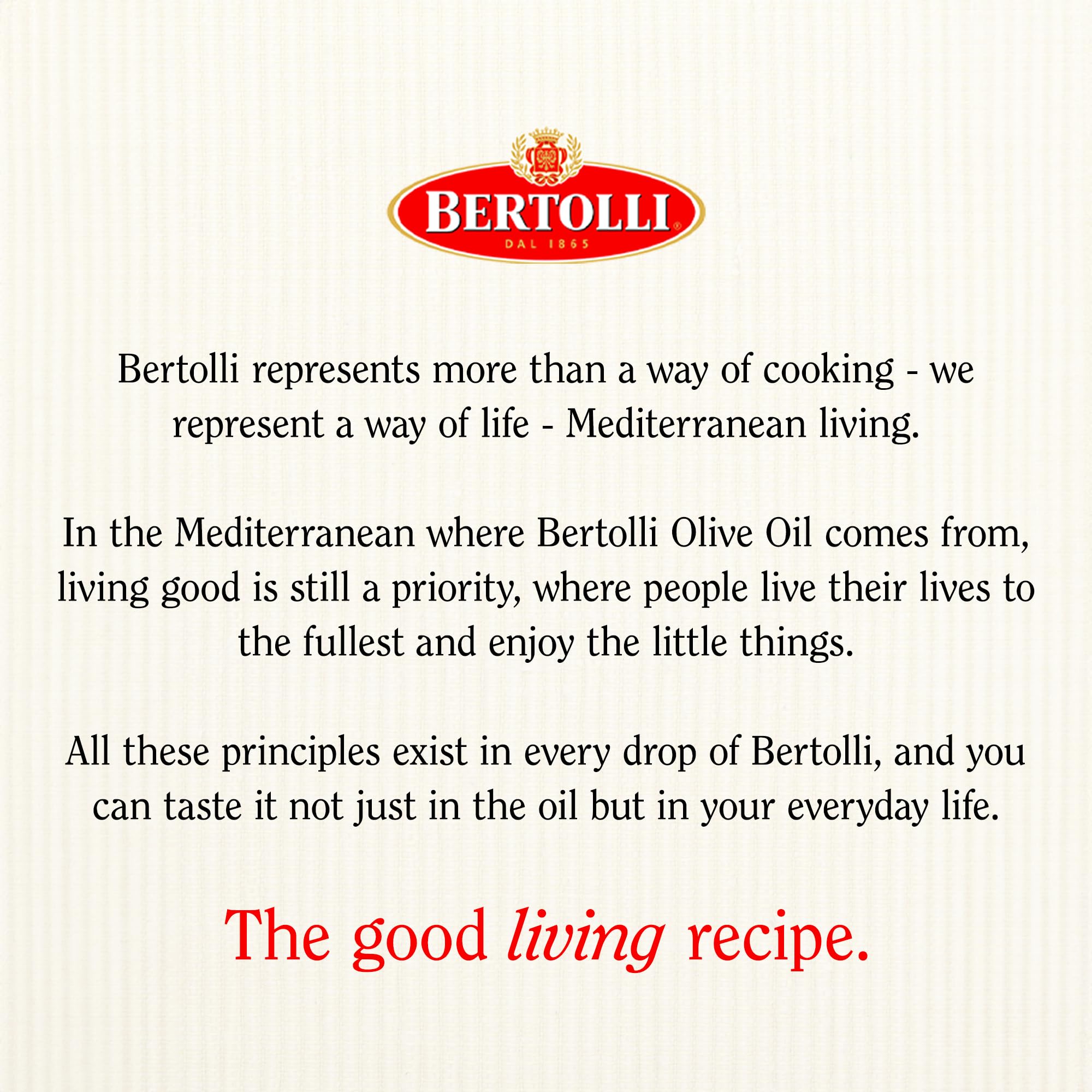 Bertolli Extra Virgin Olive Oil, Rich Taste, 16.9 fl oz