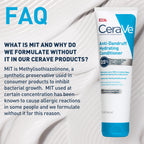 CeraVe Hydrating Anti Dandruff Conditioner, 0.5% Pyrithione Zinc Dandruff Treatment With Ceramides, Hyaluronic Acid & Niacinamide, Helps Eliminate Flakes & Reduce Itchy Scalp, Sulfate Free Conditioner