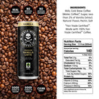 Death Wish Coffee, Iced Coffee Cold Brew, 8g Protein, Fair Trade (Vanilla Latte)