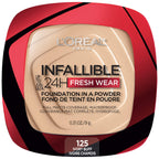 L'Oreal Paris Makeup Infallible Fresh Wear Foundation in a Powder, Up to 24H Wear, Waterproof, Ivory Buff, 0.31 oz.