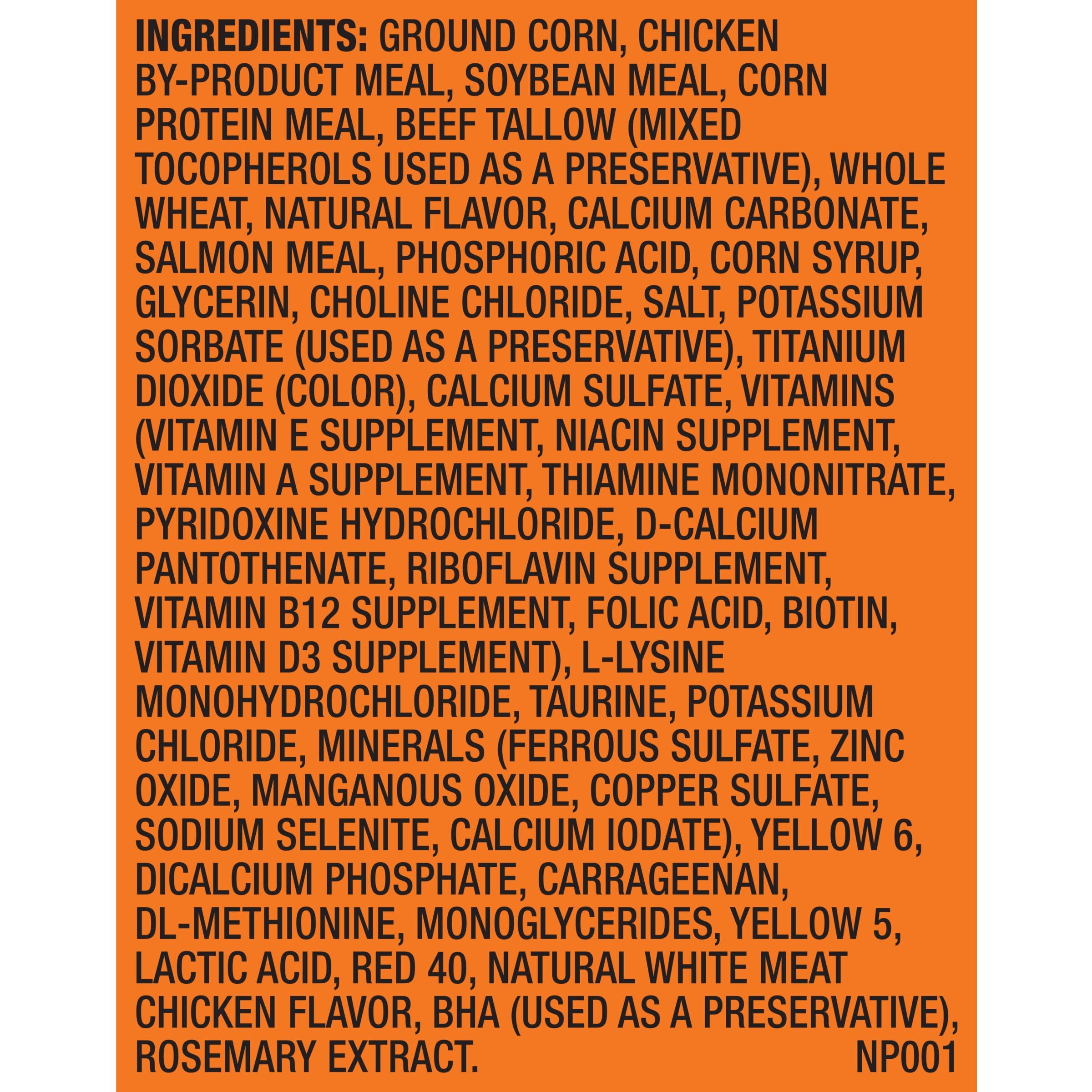 Meow Mix Tender Centers Salmon & White Meat Chicken Flavors Cat Food, 3 Pound (Pack of 4), Crunchy Outside Meaty Inside